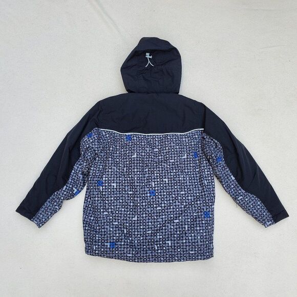 Ripzone Black and Gray Hooded Snow Jacket - Picture 10 of 16